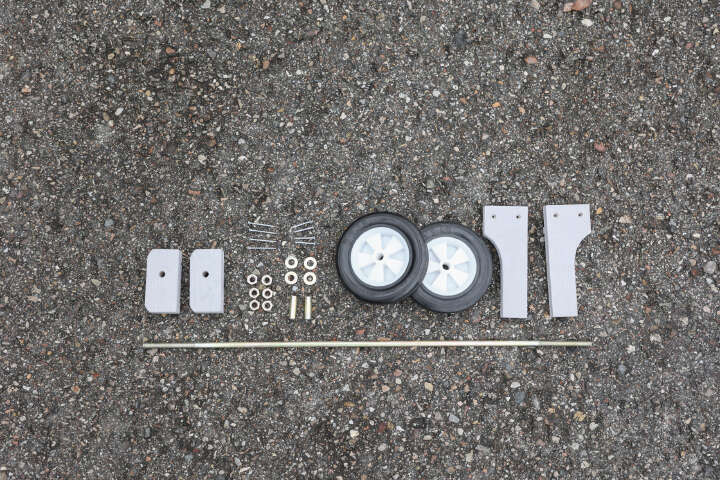 KERBL Räder-Nachrüstset für Hühnerstall Bonny